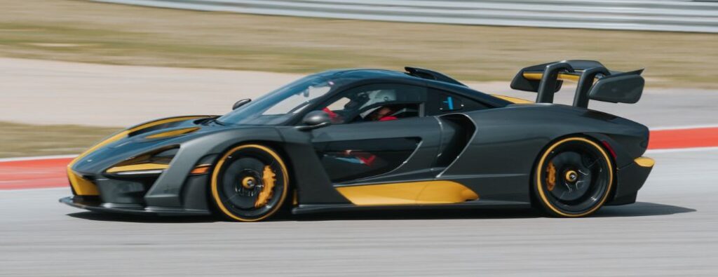 McLaren Car on a racetrack