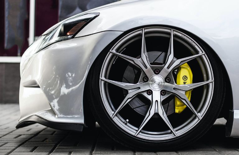 Supercar wheel rim brake