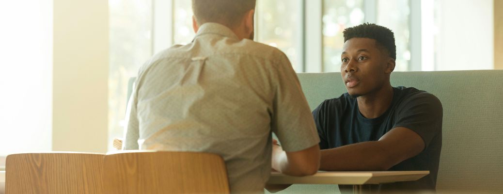 a person negotiating with his boss